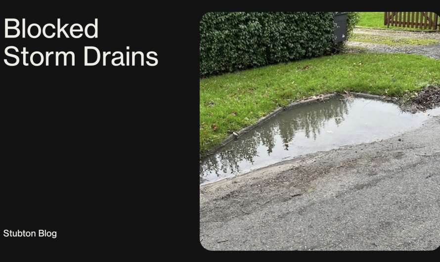 Blocked Storm Drains